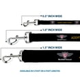 thumbnail image 3 of Buckle-Down Pet Leash, Dog Leash, Buckle Down Logo Adopt Dont Shop Black Yellow, 4 Feet Long 1.0 Inch Wide, 3 of 6