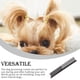 thumbnail image 3 of Methold Suministros para mascotas, peine para perros, de acero inoxidable, pelos rizados largos coloridos, accesorios de aseo para el baño, Suministros para perros negro Methold PT003648-01B, 3 of 6