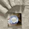 thumbnail image 6 of Kathy Ireland Oversized Chenille Polyester Fringed Basket Throw - Stone - 50” X 70”, 6 of 6
