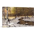 thumbnail image 1 of ARTCANVAS Evening Light Canvas Art Print by Ivan Fedorovich Choultse - Size: 26" x 18" (0.75" Deep), 1 of 9