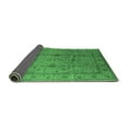 thumbnail image 2 of Ahgly Company Indoor Round Oriental Emerald Green Industrial Area Rugs, 4' Round, 2 of 4