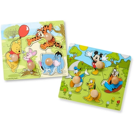 Melissa And Doug Disney Winnie The Pooh And Mickey Mouse Jumbo