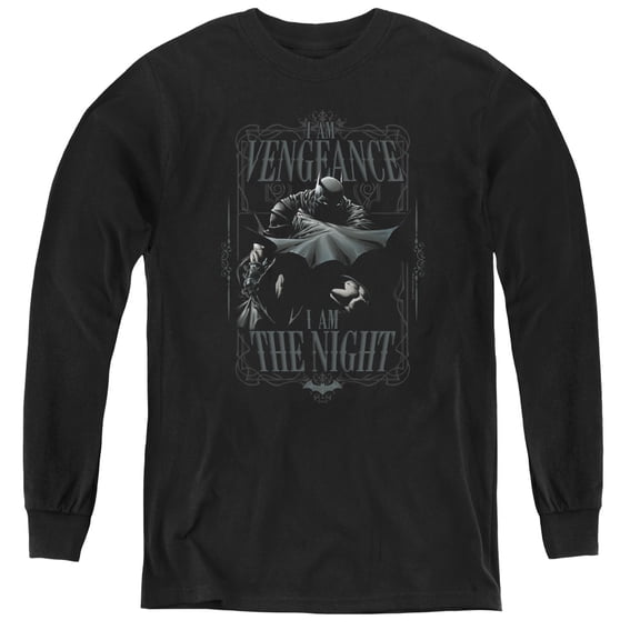 Batman - I Am - Youth Long Sleeve Shirt - X-Large