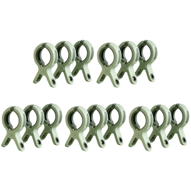 3/6 para Ropa Antideslizantes Multifuncionales Tendedero (3 Unidades) Color Verde