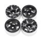 thumbnail image 2 of 4 piezas de aleación de aluminio, de rueda trasera, bujes de rueda para Axial SCX24 90081 1:24 RC, io de repuestos de camiones sobre or Negro Baoblaze Eje de rueda de coche RC, 2 of 8