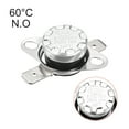 thumbnail image 4 of Uxcell Temperature Control Switch Thermostat 60°C 10A N.O 6.3mm Pin 2 Pack, 4 of 5