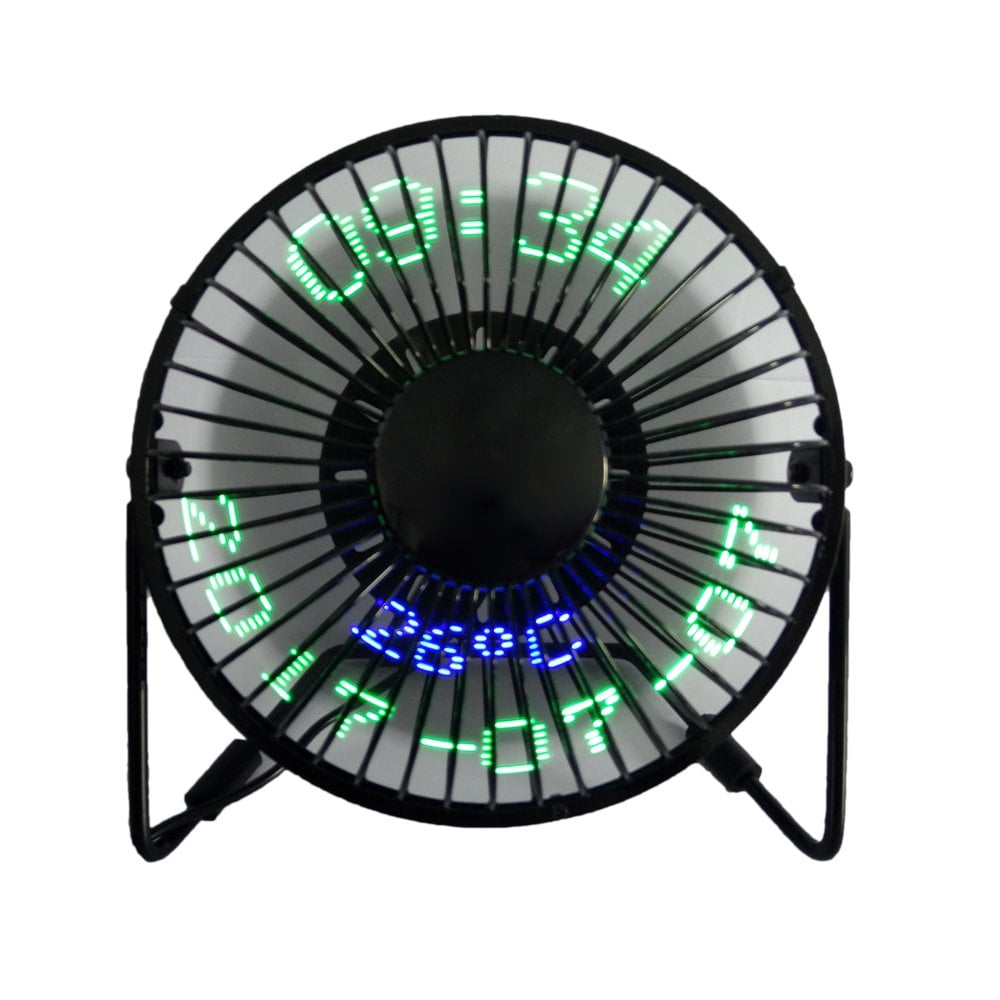 White 5 in desk fan