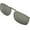 Polar Gray, variant on Fits Over Clip On Sunglasses, Full Frame PolarTX Polarized 56, Rectangle 1, Gray Lenses