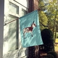 thumbnail image 2 of Carolines Treasures BB8025CHF American Spotted Donkey Blue Check Drapeau Toile Maison, 2 of 4
