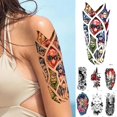 thumbnail image 2 of Waterproof Temporary Tattoo Sticker Body Art Arm Fake Sleeve Tatoo for Adults, 2 of 7