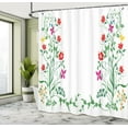 thumbnail image 5 of Ambesonne Flower Shower Curtain, Floral Leaves Buds Ivy, 69"Wx84"L, Multicolor, 5 of 5