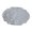 Grey, variant on Retro Irregular Oval Placemat,Heat Resistant Non-Slip Dining Placemat,Elegant Artificial Leather Table Protector Mat for Home Dining Table