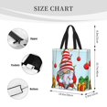 thumbnail image 3 of Balery Funny Christmas Gnome Bolsa de Mano para Mujeres con Cremallera, Bolsa de Gimnasio con Compartimentos, Bolsa para Laptop, Bolsa para Trabajo, 3 of 7