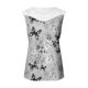 thumbnail image 5 of Camiseta sin mangas de encaje con estampado de mujer Camiseta sin mangas de empalme de cuello redondo Camiseta ligera y cómoda delgada OAVQHLG3B Store lin121212, 5 of 5