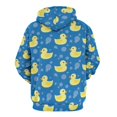 thumbnail image 3 of Yellow Rubber Ducks Pattern 3D Print Hoodie Men Women Autumn Thin Pullover Sweatshirt Vintage Streetwear Tops, 3 of 6