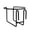Black, variant on Reusable Shopping Cart Cup Holder, 1 Pcs Metal Hanging Drink Holder with Bottom Bar Grocery Carts Coffee Cup Holder Hanging Cup Drink Bottle for Outdoor Shopping Caravans Travel Etc