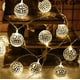 thumbnail image 1 of Cadena de luces LED con forma de bola de espejo, USB, 3 m, 20 unidades, para decoración interior y exterior, bodas, fiestas y Halloween, 1 of 4