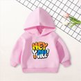 thumbnail image 2 of KPOPLK Children's Hooded Sweatshirt Pullover Hoodies Long Sleeve Animal Print Sweatshirt Boys Pullover Hoodies for 1T 2T 3T 4T Pink Size 5-6 Years, 2 of 7