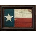 thumbnail image 2 of Framed Texas Flag | Hand-Textured Flag Art | 16L X 22W" Inches, 2 of 2