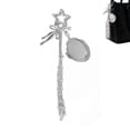 thumbnail image 2 of Lip Gloss Holder Keychain Lipstick Lip Balm Chapstick Holder Key Chain Star Hear Bow Purse Bag Charms for Women, 2 of 9