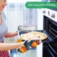 thumbnail image 2 of Yayeee Pot Holders Kitchen Heat Resistant with Pocket 7"x9.8" Cotton Oven Cooking Hot Pads, Abstract Wavy, 2 of 7