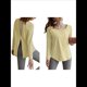 thumbnail image 3 of Camisetas Deportivas de Larga para Mujer, con Protección Solar UPF 50+, para Correr, Gimnasio, Secado Rápido Amarillo de Ganso M, 3 of 7