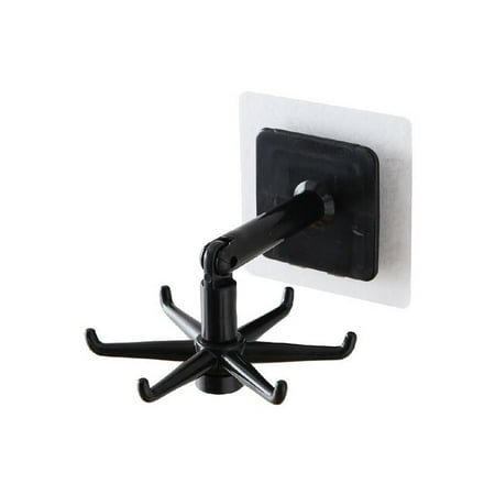 

ABS Punchless Multipurpose Hook 360 Degree Rotatable Kitchen Hook Home Storage Accessories New 2021