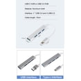 thumbnail image 7 of USB C Hub 4 Multi-Port USB Type-C Hub with USB2.0 USB3.0 OTG Function USB Splitter Adapter Compatible For Win7/8/10, 7 of 7