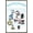Barnwood Framed Version, variant on Hello Kitty and Friends: 24 Aspen Skiing Wall Poster, 14.725" x 22.375"