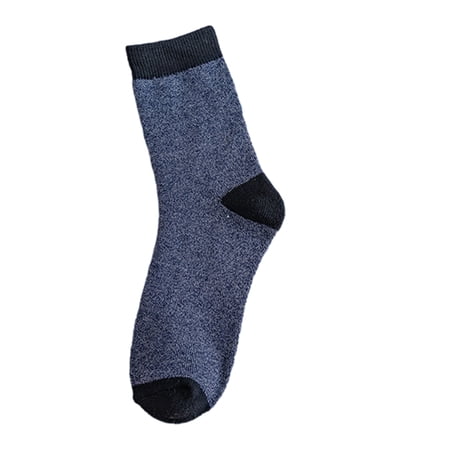 Yokua 1 Pair Mens Winter Cushions Socks Geothermal Warm Socks Crew Socks Hiking Sock
