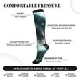 thumbnail image 2 of Sikiie Surfing Shark 1 Pairs Compression Socks for Men and Women 15-20 mmHg Running Support Socks, 2 of 7