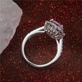 thumbnail image 4 of HOOUN Fashion Women 925 Silver Ring Cubic Zircon Wedding Jewelry Gifts Sz 6-10-#4-7, 4 of 5