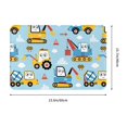 thumbnail image 3 of Bingfone Building Truck Door Mat 16"X24" Front Entrance Non-Slip Low Profile Washable For Entryway, 3 of 9