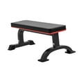 thumbnail image 3 of Banco de pesas plano, para entrenamiento de fuerza, compacto, para mujeres y hombres, resistente y duradero. Negro, 3 of 8