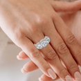 thumbnail image 4 of Pompeii Certified 3 3/4Ct Three Stone Diamond Engagement Ring 14k Gold Lab Grown, 4 of 4