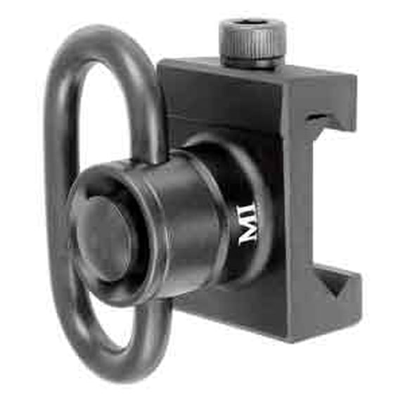 Midwest Industries Heavy Duty Quick Detach Front Sling Adapter, Black -