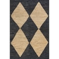 thumbnail image 5 of nuLOOM Linnie Bold Diamond Jute Area Rug, 8' x 10', Charcoal, 5 of 9
