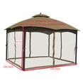 thumbnail image 2 of ​APEX GARDEN 10' x 12' Gazebo Replacement Mosquito Netting, 2 of 4