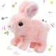 thumbnail image 1 of Electronic Plush Rabbit Toy, Easter Bunny Interactive Toy, Playful Bunny Hops Around Makes Sounds Wiggles Ears, 1 of 5
