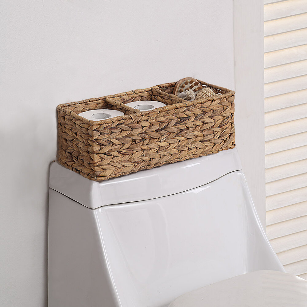 Better Homes & Gardens Woven Water Hyacinth Tank Basket, Natural - image 2 of 6