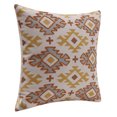 thumbnail image 3 of Harlow Hill 20" x 20" Yellow/Rust Geometric Cotton Adult Decorative Throw Pillow Cover, 3 of 8