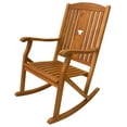 thumbnail image 2 of Leigh Country TX 36101 Sequoia Series Adult Wood Indoor/Outdoor Rocking Chair with Star Cutout Brown, 2 of 4