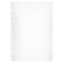 OUNONA 6-Pack Acrylic Binder Notebook Covers for A5 Planner Budget Organizer Shell Protective