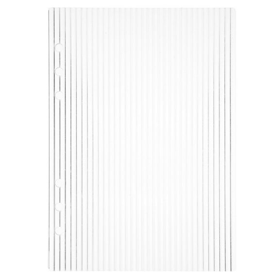 OUNONA 6-Pack Acrylic Binder Notebook Covers for A5 Planner Budget Organizer Shell Protective