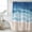 Navy Blue, variant on Navy Blue Coastal Small Stall Shower Curtain, Waterproof Shower Curtains for Bathroom, Waves Summer Beach Ocean Sea Washable Fabric Cloth Bath Curtain for Bathtub Decoration with Hooks 36x72 Inches