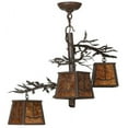 thumbnail image 4 of Meyda Tiffany 146816 Pine Branch Valley View 3 Light 28" Wide Chandelier - Custom, 4 of 5