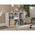 thumbnail image 3 of Signature Design by Ashley Onita 6 Cube Storage Organizer with White Finish, 3 of 8