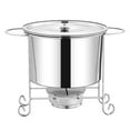thumbnail image 2 of GROWTH TANK Round with Lid Hotpot Pot for Party Restaurant Pasta, Noodles, Egg without Handle, 2 of 9