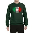 thumbnail image 2 of Wild Bobby, Italian Soccer Its Coming to Rome, Sports, Unisex Crewneck Graphic Sweatshirt, Forest Green, XX-Large, 2 of 4