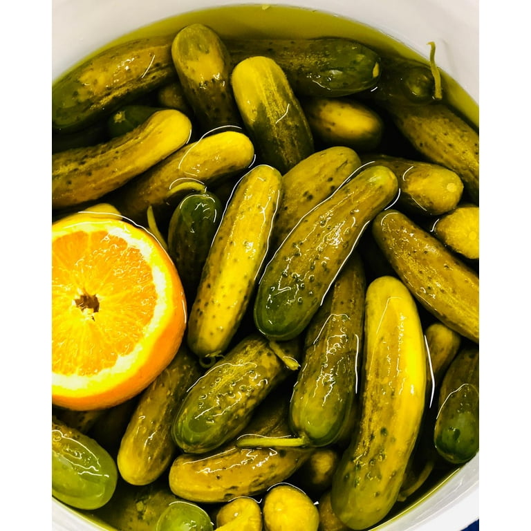 Jersey Pickles - Fresh Cucumber Salad In A Gallon Jar! Crispy, Keto-Friendly Pickles For Snacks, Burgers & Salads